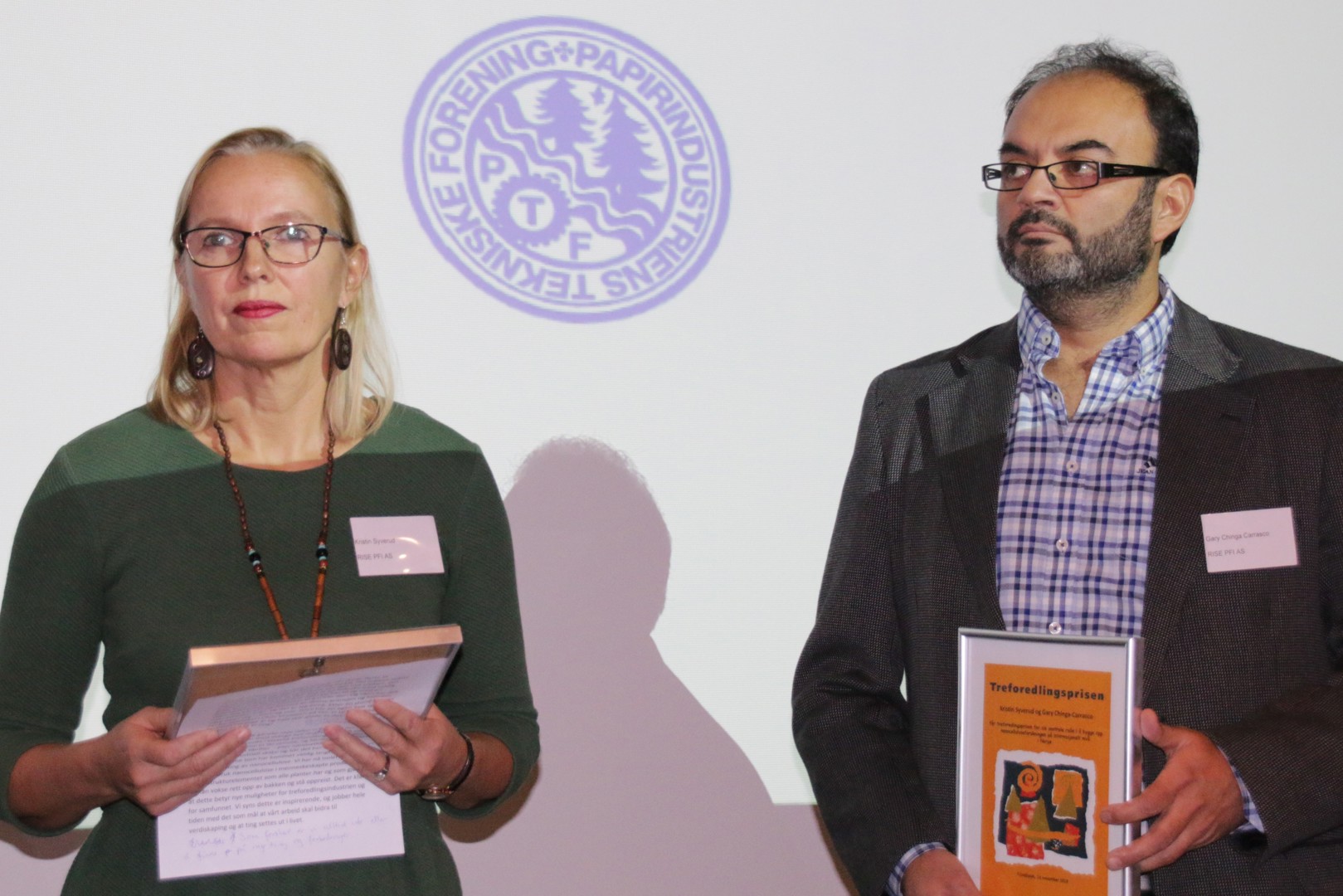 Treforedlingsprisen 2018 til Syverud & Chinga